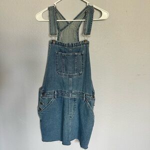 Blue Denim Overall Dress